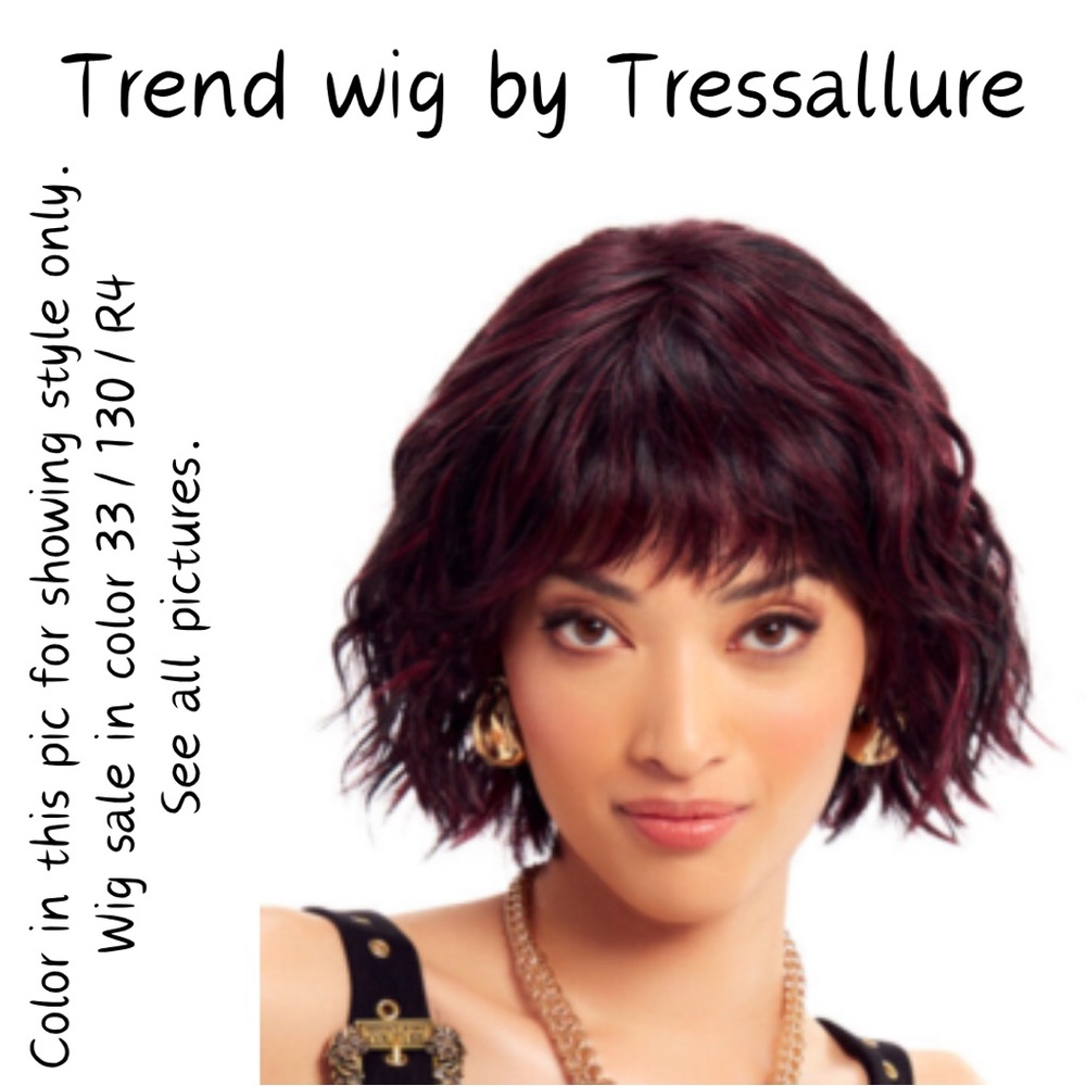 NWT Trend Wig by Tressallure, LaceFront & Monofilament Top Synthetic Wig